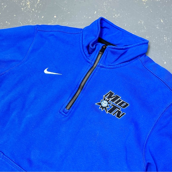 Nike Middle Tennessee Volleyball 1/4 Zip Crew Neck Sweater 598442-493 Medium - Picture 3 of 9